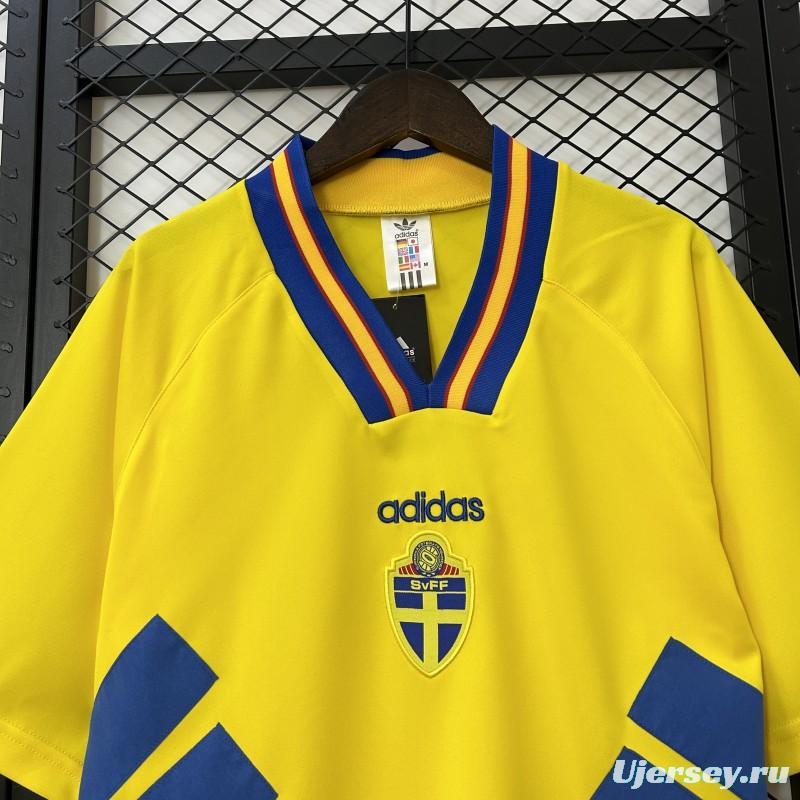 Retro 1994 Sweden Home Jersey