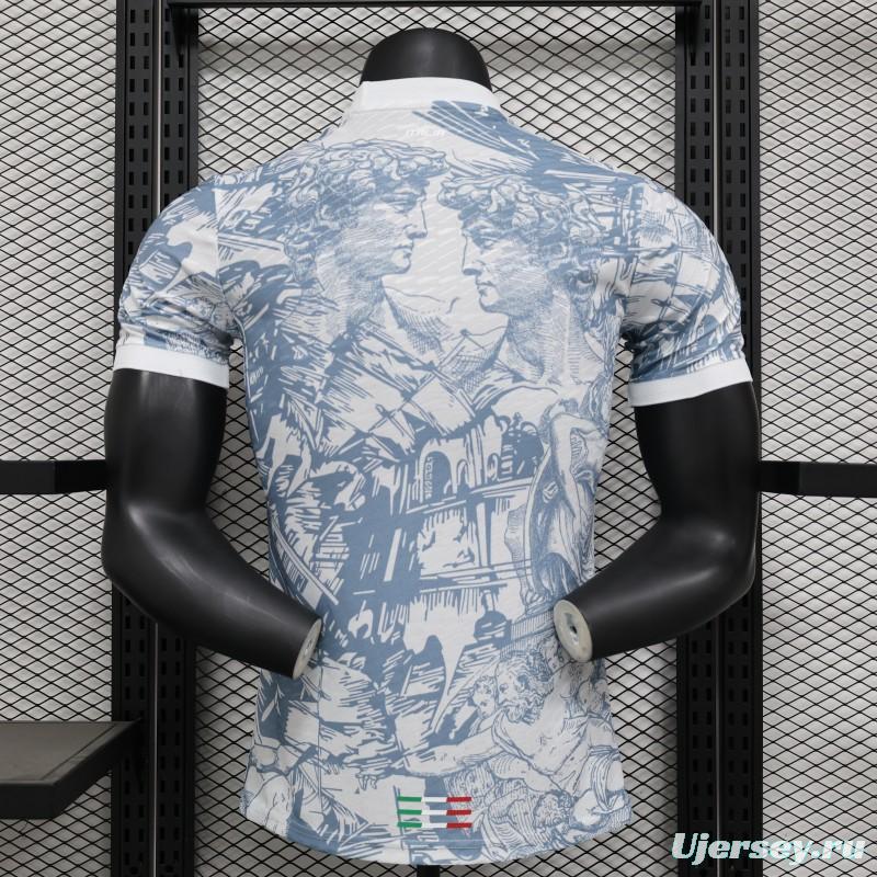 Player Version 2024 Italy Michelangelo White Special Training Jersey