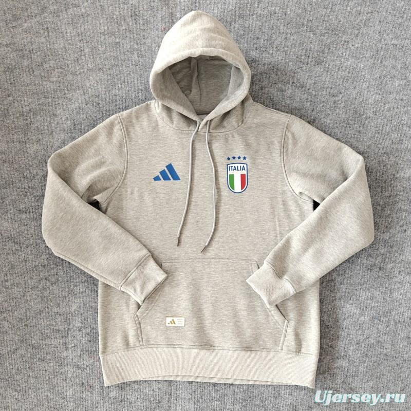 2024 Italy Navy/Red/Black/Beige/Grey Hoodie WIth Black Badge