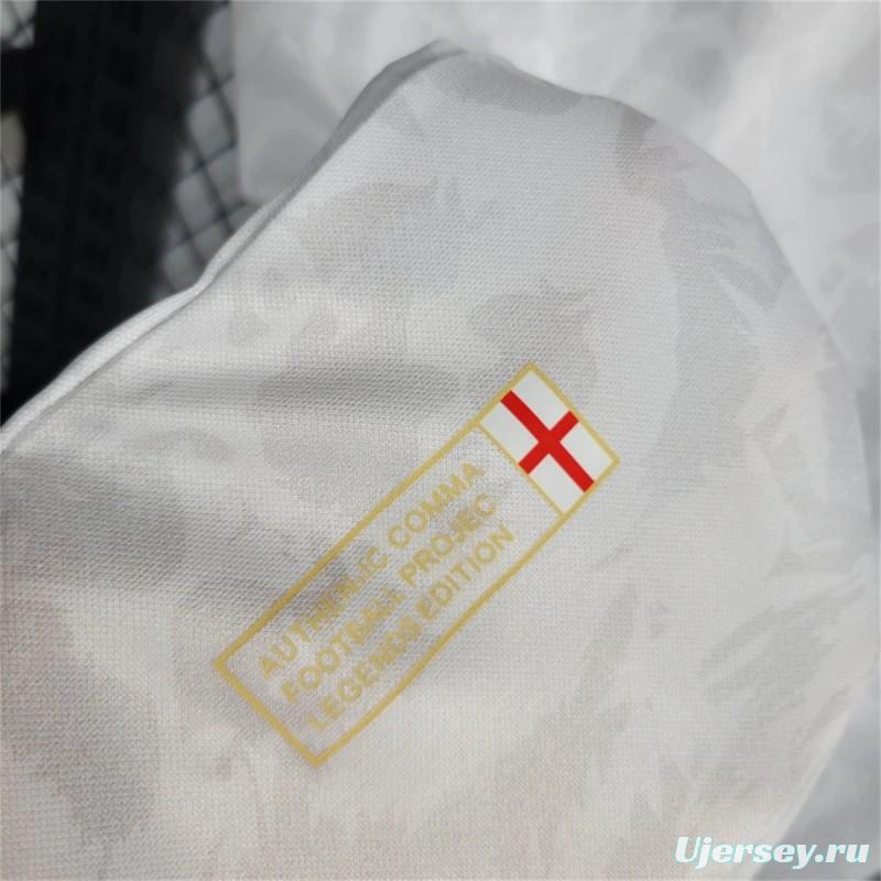 2024 England Comma White Footbal Jersey