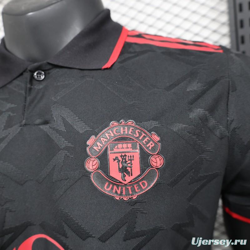 Player Version 25/26 Manchester United Black Special Jersey