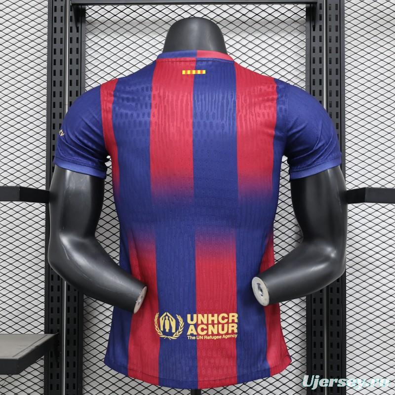 Player Version 25/26 Barcelona Home Leaked Jersey