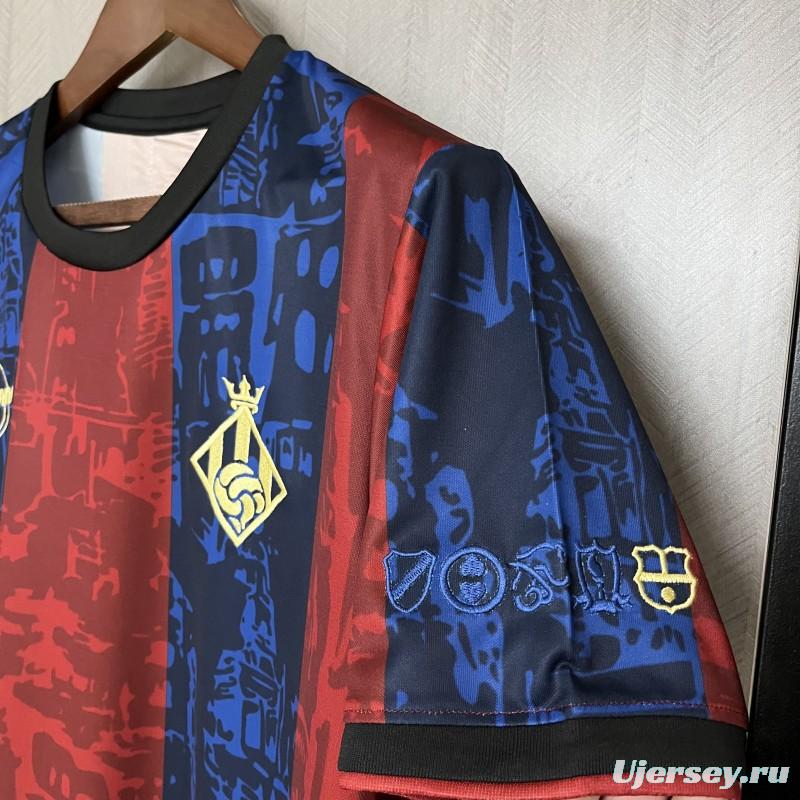 25/26 Barcelona Comma Football The Prince Special Jersey