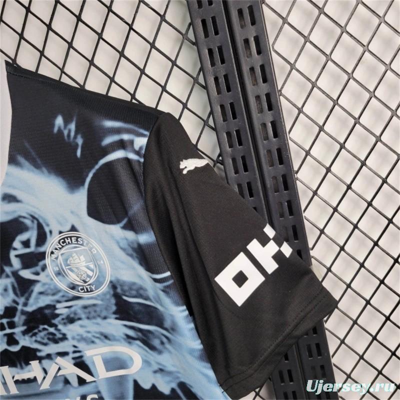 25/26 Manchester City Black/Blue Concept Jersey