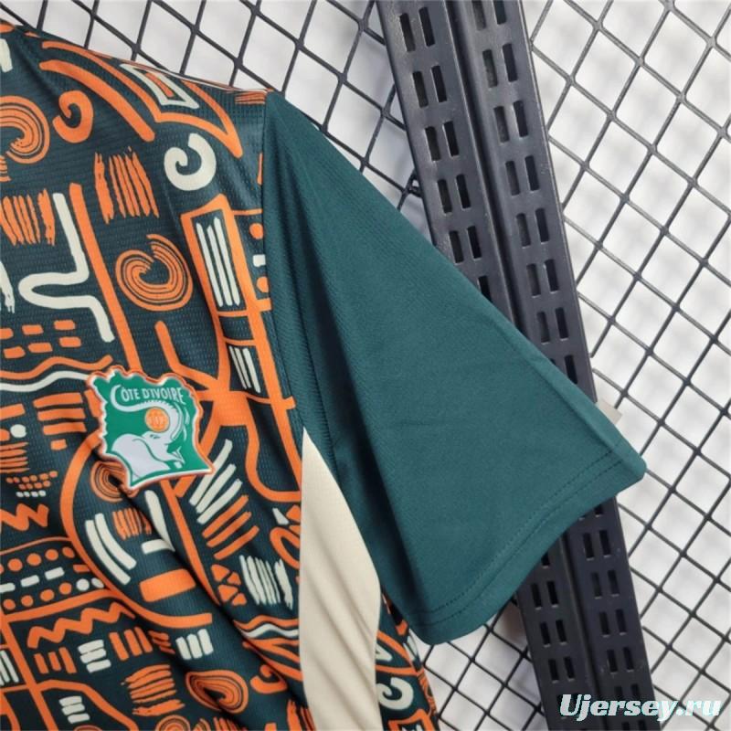 2024 Ivory Coast Pre-Match Train Jersey