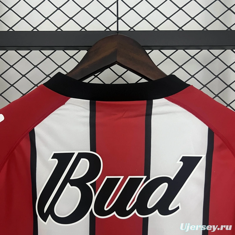 03/04 Retro River Plate Home Long Sleeve Jersey