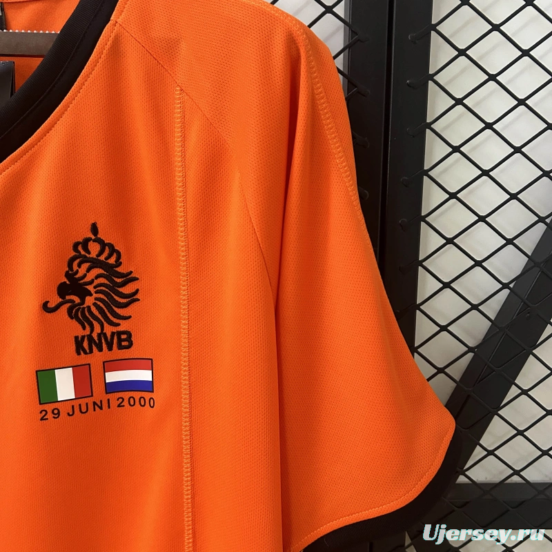 2000 Retro Netherlands Home Jersey
