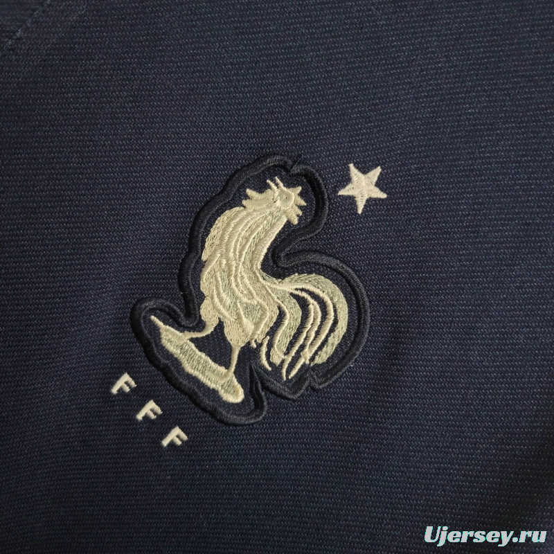 2014 Retro France Home Jersey