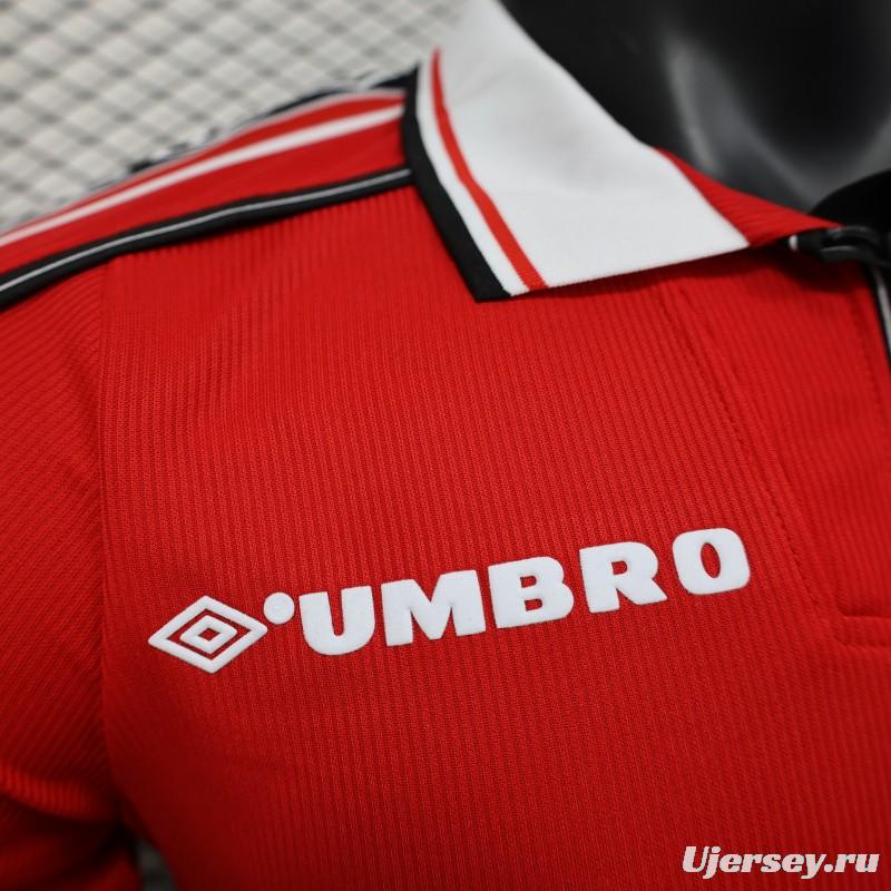 Player Version 98/99 Manchester United Home Jersey