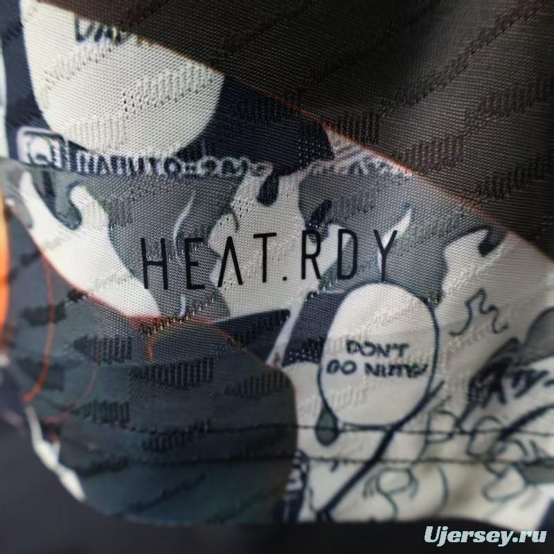 Player Version 2025 Japan White with Naruto Anime Character Graphic Jersey