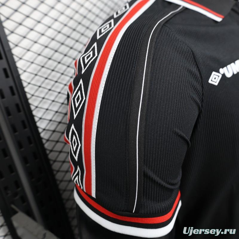 Player Version 98/99 Manchester United Third Black Jersey