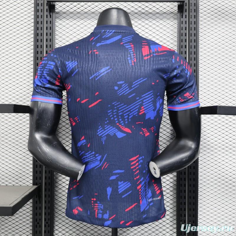 Player Version 25/26 FC Barcelona Navy Blue with Spotify Sponsor Jersey