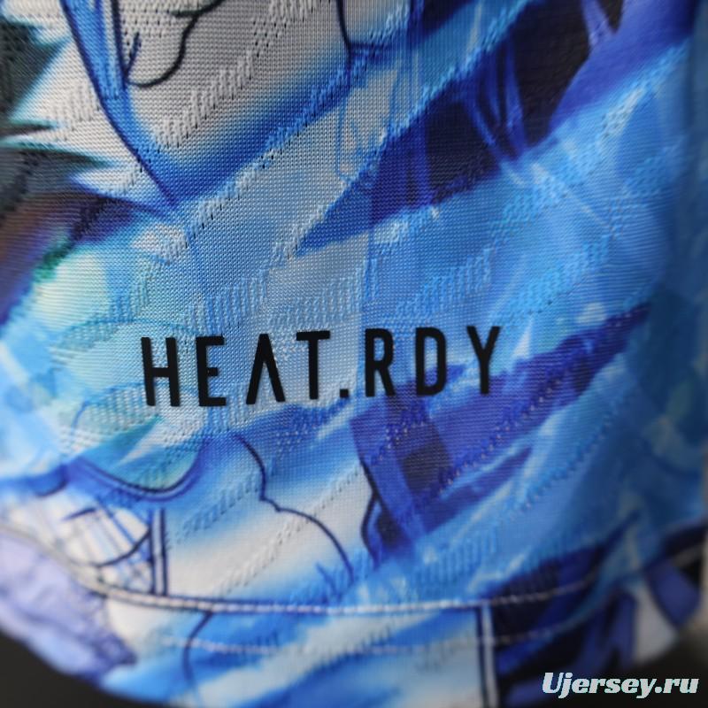 Player Version 2025 Japan White with Dragon Ball Z Anime Design Jersey