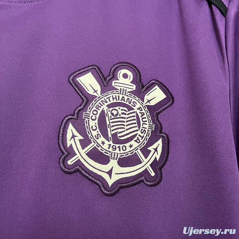 25/26 Corinthians Training Jersey Purple Jersey S-XXXXL