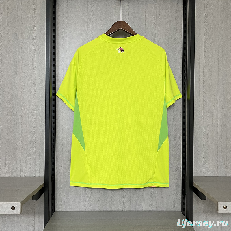 25/26 Flamengo Goalkeeper Fluorescent Green Jersey S-XXXXL