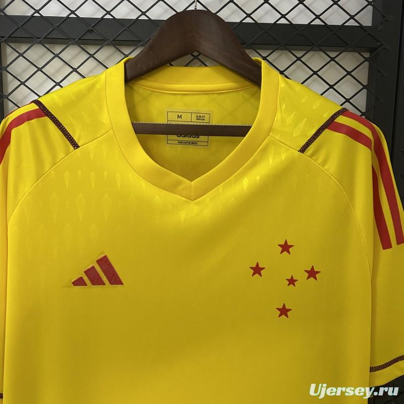 24/25 Cruzeiro Limited Edition Goalkeeper Yellow Jersey