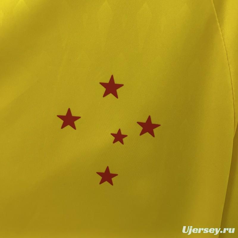 24/25 Cruzeiro Limited Edition Goalkeeper Yellow Jersey