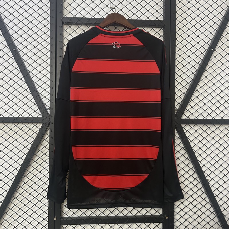 25/26 Long Sleeve Flamengo Home Jersey