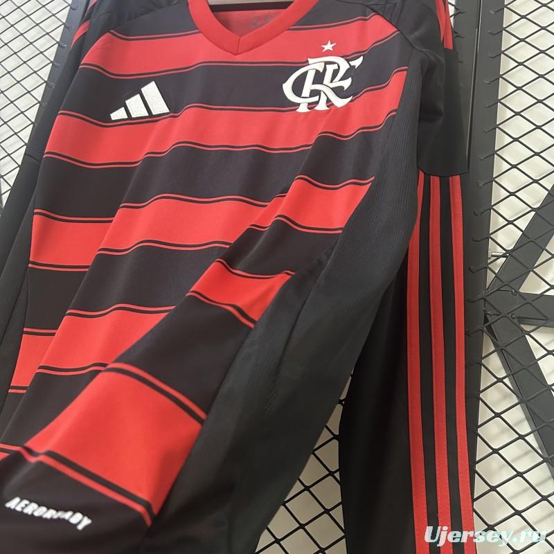 25/26 Long Sleeve Flamengo Home Jersey