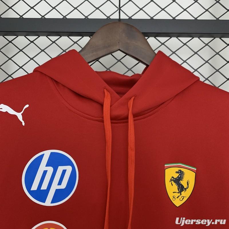 2025 F1 Formula Farrari Red Hoodie