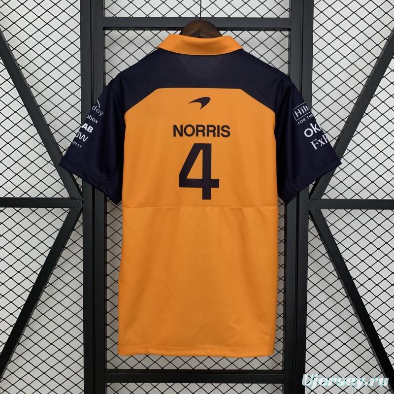 2025 F1 Formula Orange/Navy Mclaren Jersey