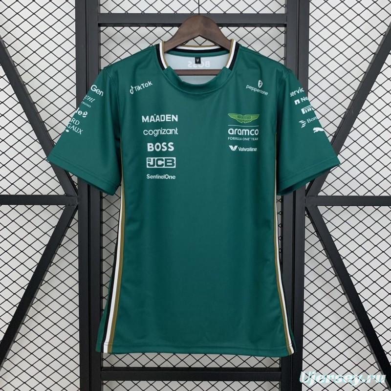 2025 F1 Formula Aston Martin Green T-Shirt