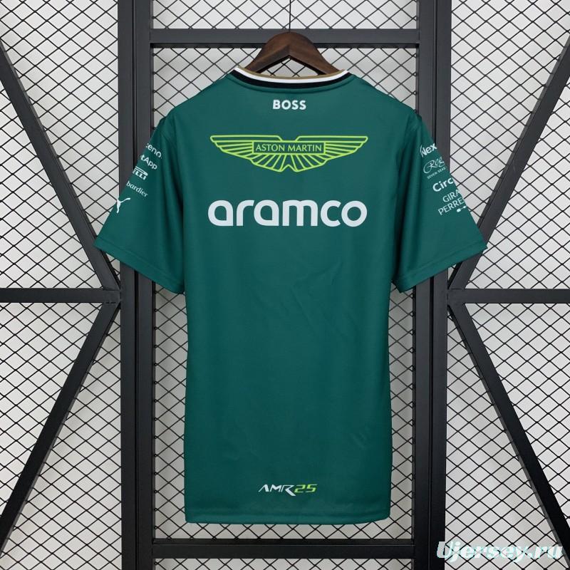 2025 F1 Formula Aston Martin Green T-Shirt