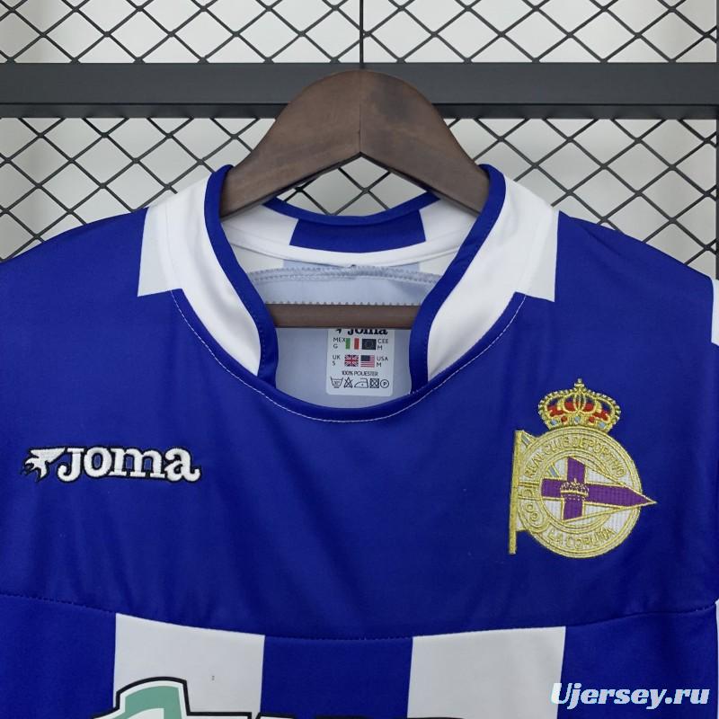 03/04 Retro Deportivo La Coruna Home Jersey