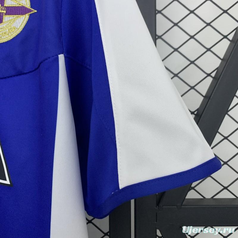 03/04 Retro Deportivo La Coruna Home Jersey