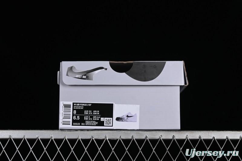 Nike Air Force 1 '07 Low Custom Hand-Painted 2D Industrial Scene Casual Sneakers - 315122-311