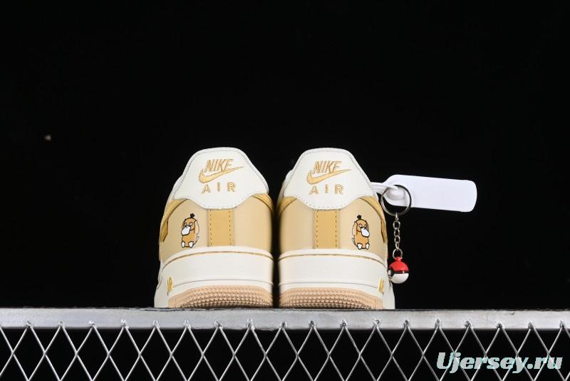 Nike Air Force 1'07 Low "Psyduck" Casual Sneakers - DB3301-661
