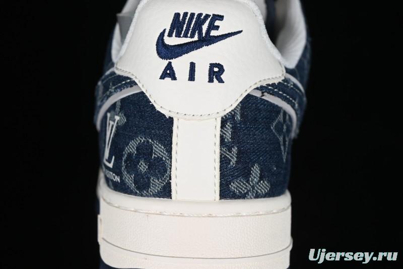 Nike Air Force 1 '07 Low LV Collaboration - Midnight Navy Low-Top Casual Sneakers - SJ2088-003