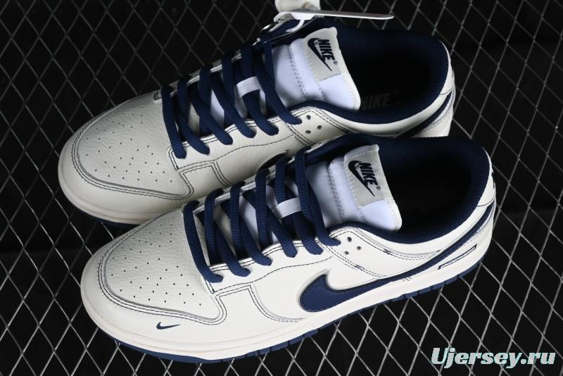 Nike SB Dunk Low UN Collaboration - Light Blue Swoosh Anniversary Custom Low-Top Casual Skate Shoes - FC1688-138