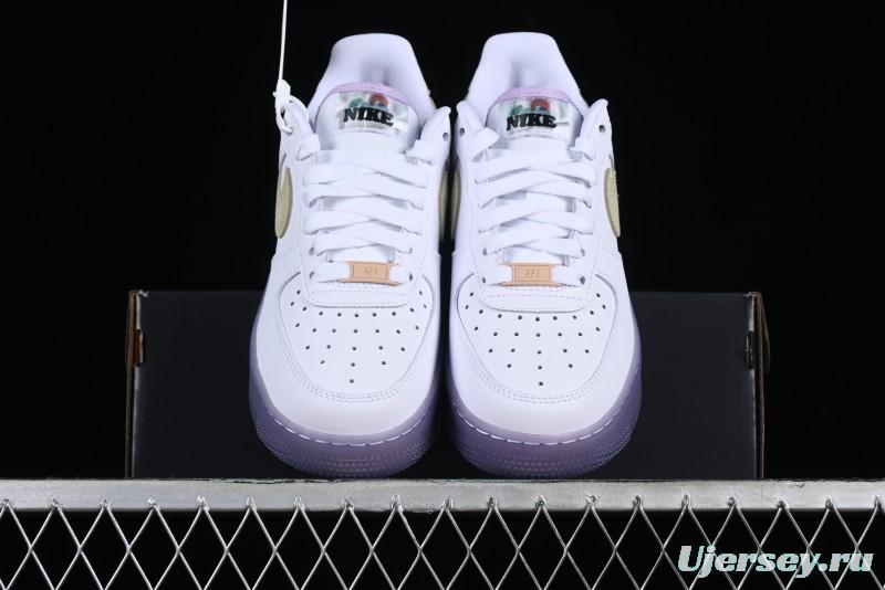 Nike Air Force 1 '07 Low Casual Sneakers with Full-Length Air Cushion - HF5719-139