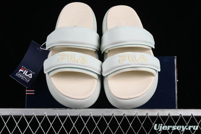 FILA DOUNT Sporty Sandals with Magic Strap - F12W421505FBB