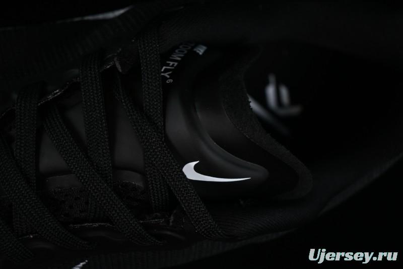 Nike Zoom Fly 6 Running Shoes with Flyknit Material and Carbon Fiber Plate for Superior Elasticity - FN8454-001