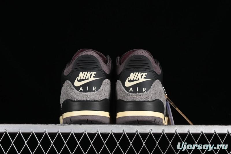Nike A Ma Maniere x Air Jordan 3 Retro Black Sneakers - FZ4811-001