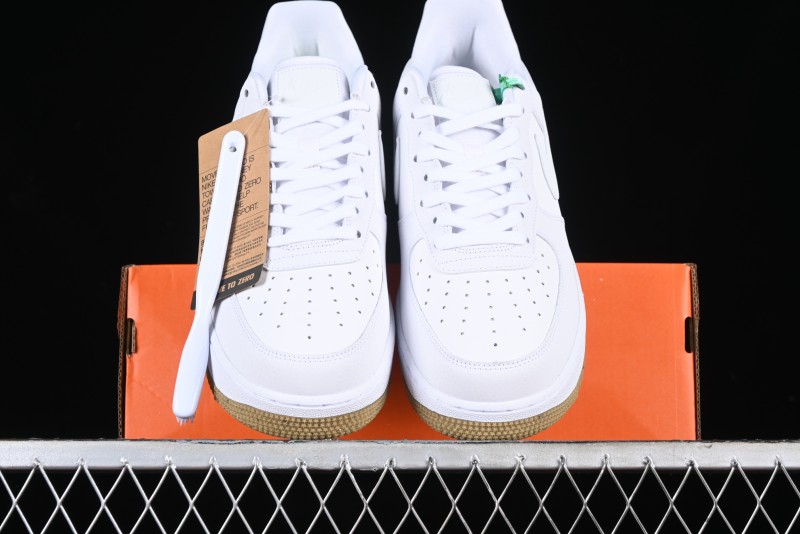 Nike Air Force 1 '07 Low Casual Sneakers with Full-Length Air Cushion - FN6326-100