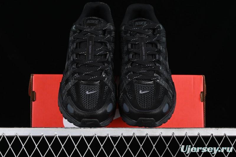 Nike P-6000 PRM Retro Casual Sneakers with Vintage Running Shoe Design - FQ8732-010