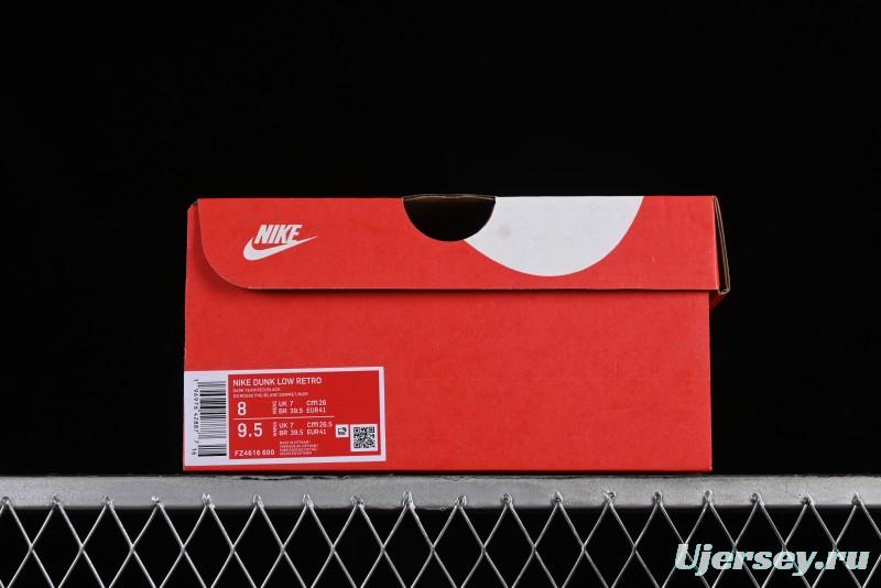 Nike Dunk Low SB Wine Red Black Low-Top Skateboarding Shoes - FJ4616-600