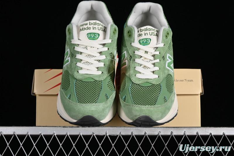 New Balance Made In USA M993 Series Classic Retro Running Shoes - U993GW