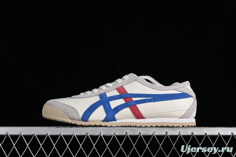 Onitsuka Tiger Mexico 66 Low-Top Leather Sneakers with Classic Design - 1183B391-100
