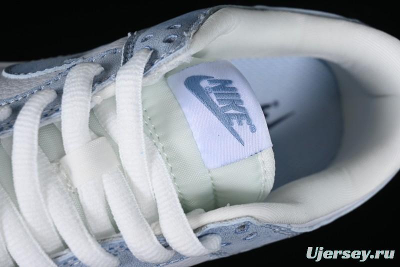 Nike SB Dunk Low Supreme Collaboration - Ice Crystal Blue Anniversary High-End Custom Low-Top Casual Skate Shoes - JH8039-939