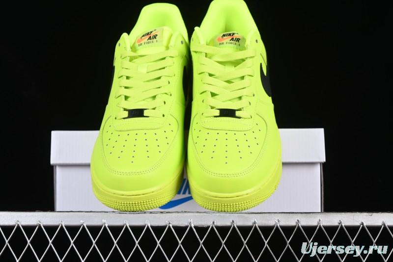Nike Air Force 1 '07 Low Top Casual Sneakers in Firefly Green - FA2407-301