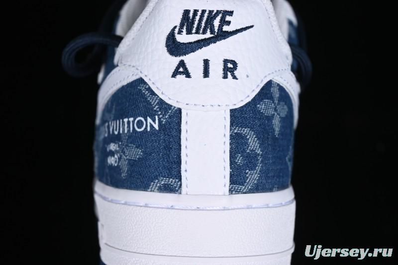 Nike Air Force 1 Low Custom Strap Casual Sneakers with Full-Length Air Cushion - ZH0316-021