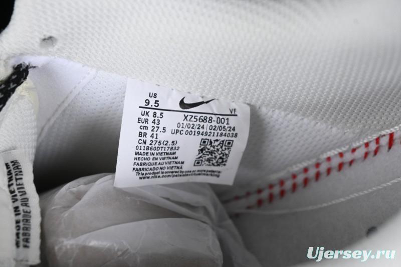 Nike Air Force 1 '07 Low Stussy Collaboration - Beige Black Gum Sole Low-Top Casual Sneakers - XZ5688-001