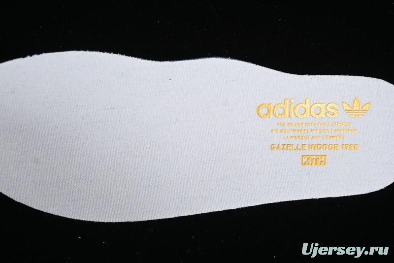 Adidas Originals Gazelle Indoor Kith Retro Casual Slip-Resistant Wear-Resistant Low-Top Sneakers - IH0120