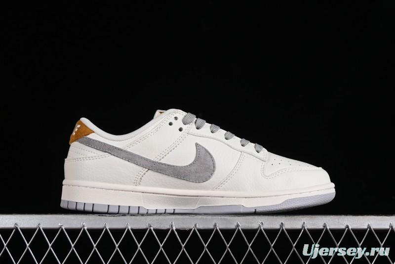 Nike SB Dunk Low LV Collaboration - Beige Grey Lamborghini Anniversary Custom Low-Top Casual Sneakers - FC1688-191