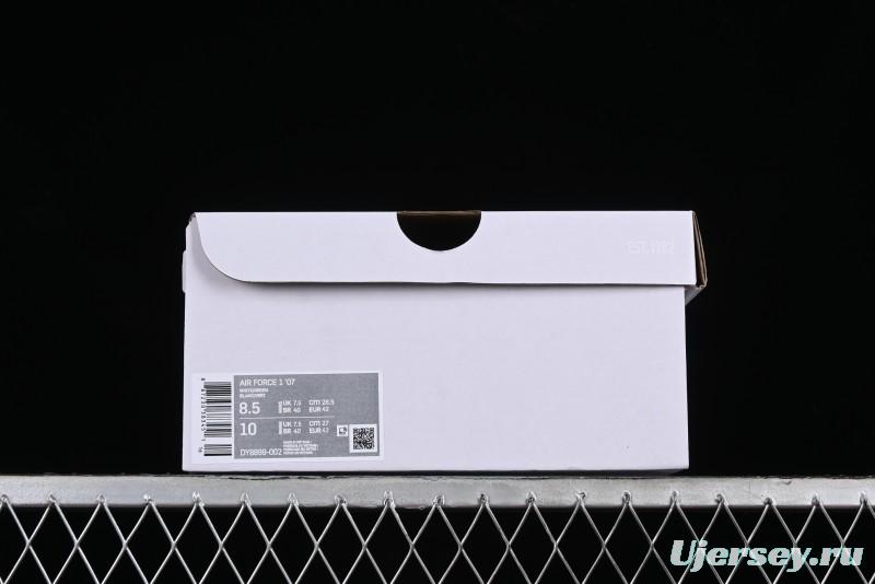 Nike Air Force 1 '07 Low Casual Sneakers with Anime-inspired Green Apple Spray Paint Design - DY8899-002