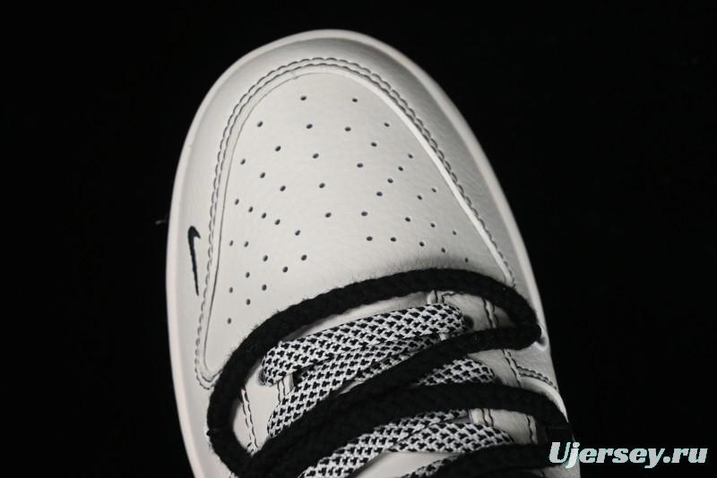 Nike SB Dunk Low Carhartt Collaboration - Strap Black Hook Anniversary High-End Custom Low-Top Casual Skate Shoes - SJ2068-265